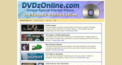 Desktop Screenshot of dvdzonline.com